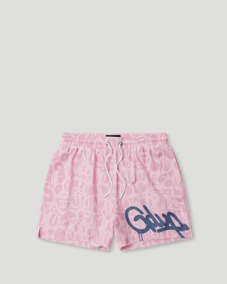 Geedup Handstyle Swim Short Pink/Blue