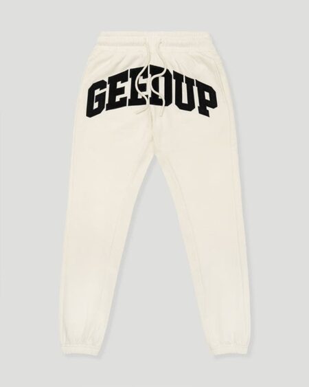 Geedup Team Logo Buttercream/Black Trackpants