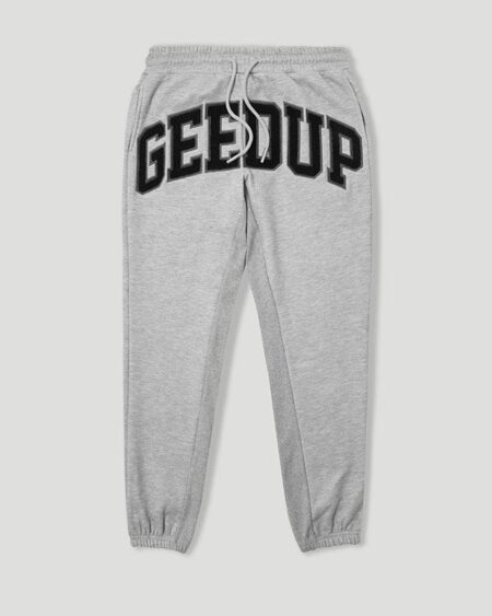 Geedup Team Logo Trackpants Marle/Black Grey