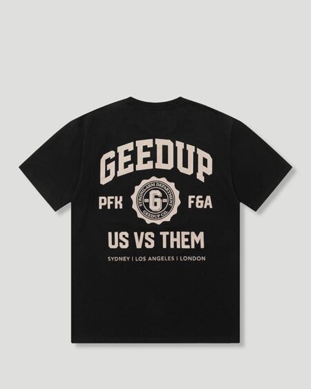 Geedup Us vs.T-Shirt Them Black/Pink